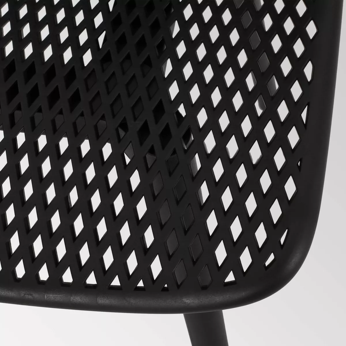 Posey 2pk Resin Modern Dining Chairs - Black - Christopher Knight Home