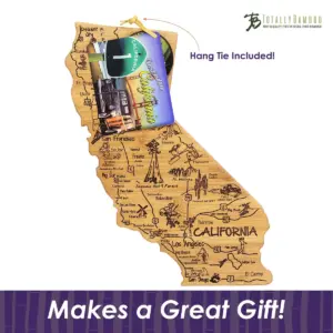 Totally Bamboo Destination California Cutting Board 14.25
