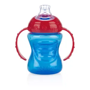 Nuby Bin Cup Super Spout Trainer- 8oz - Colors May Vary