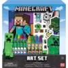 Innovative Designs Minecraft Kids Coloring Art Set | Stickers & Stampers