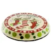 Tabletop Chip And Dip Christmas Plate Cake Plate Burton & Burton - Serving Platters