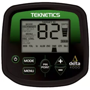 Teknetics Delta 4000 Metal Detector - Black