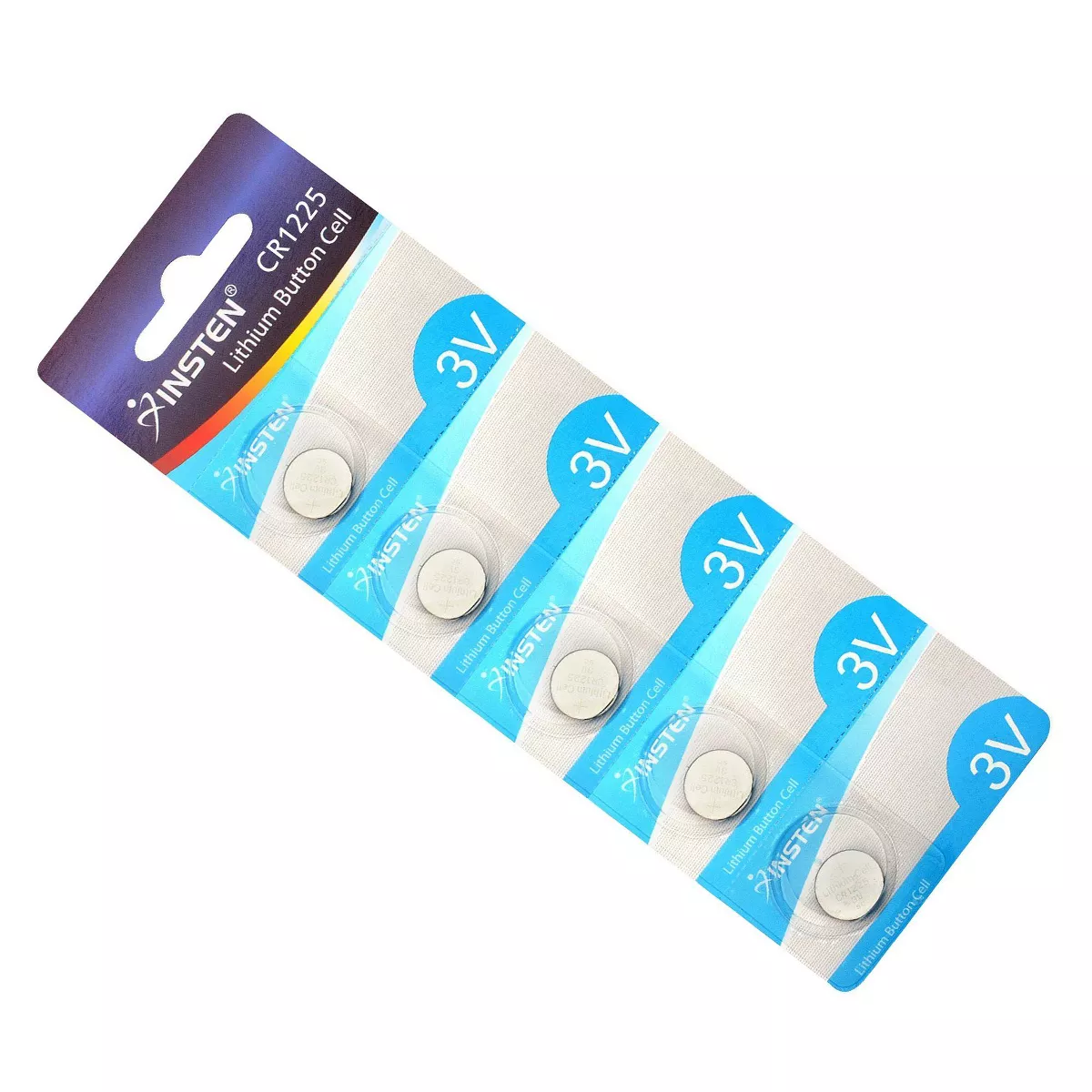 Insten CR1225 3V Lithium Batteries Coin Button Cell Watch Battery (1 Pack of 5)