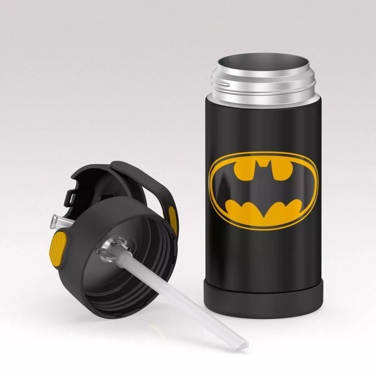 Thermos Batman 12oz FUNtainer Water Bottle with Bail Handle - Black