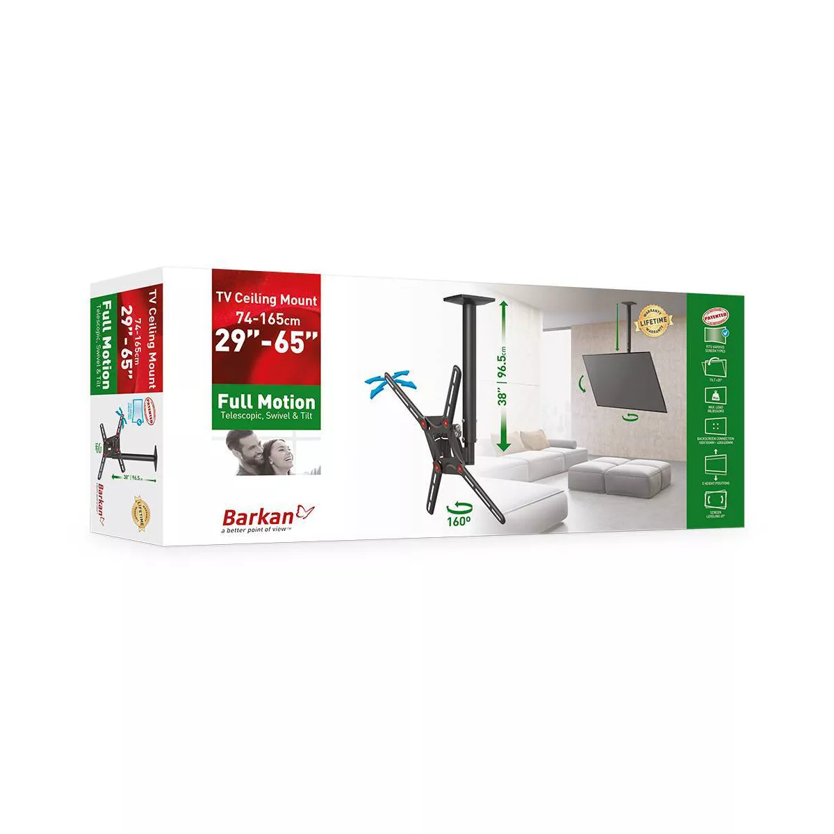 Barkan Telescopic, Swivel & Tilt Flat / Curved 29
