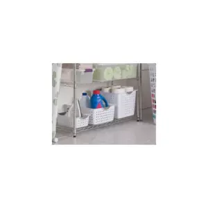 Sterilite Deep Ultra Plastic Storage Bin Organizer Basket w/ Handles (18 Pack)