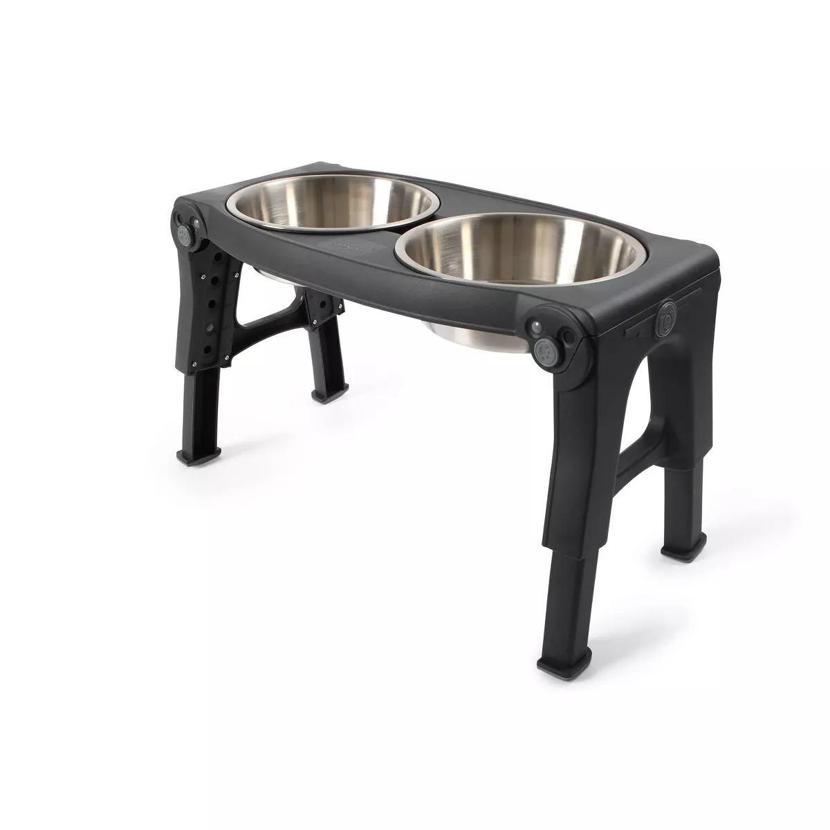 Dexas Adjustable Height Stainless Steel Dog Bowl