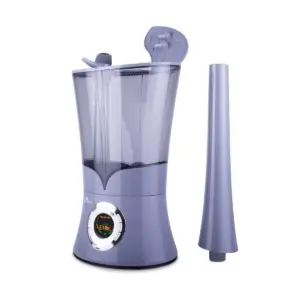 Air Innovations 1.6 Gal Top-Fill Ultrasonic Humidifier with Aroma Tray Platinum