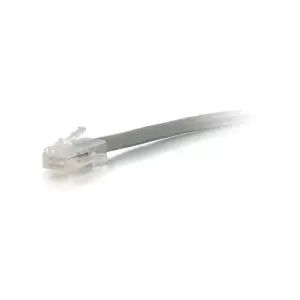 C2G-10ft Cat5e Non-Booted Unshielded (UTP) Network Patch Cable - Gray - Category 5e for Network Device - RJ-45 Male - RJ-45 Male - 10ft - Gray