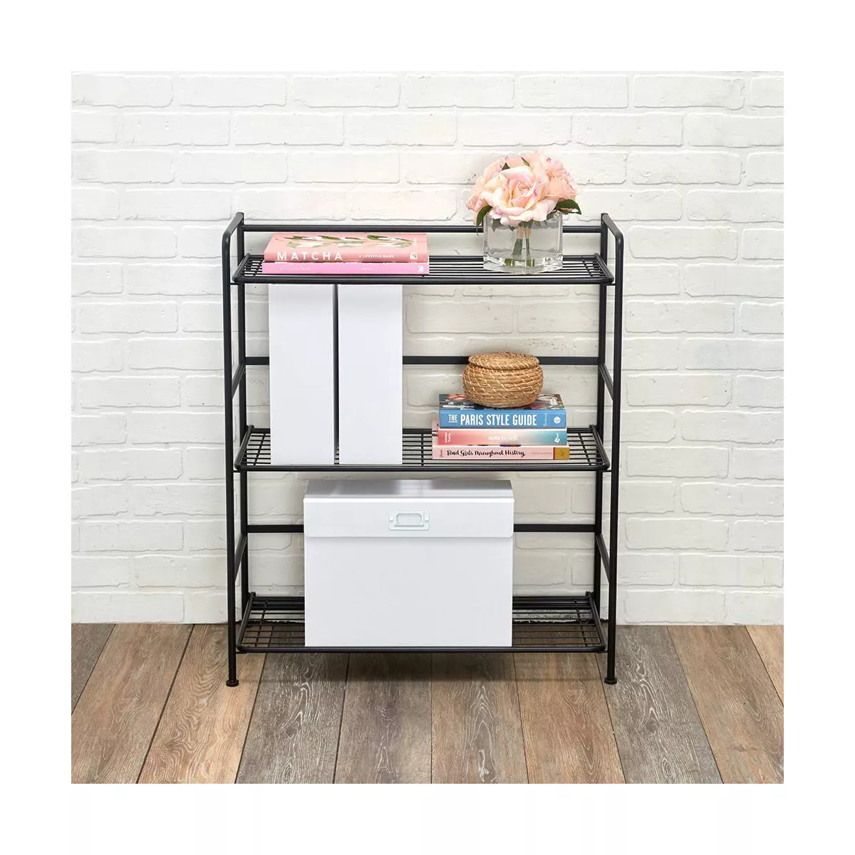 FlipShelf Wide 3 Shelf Black