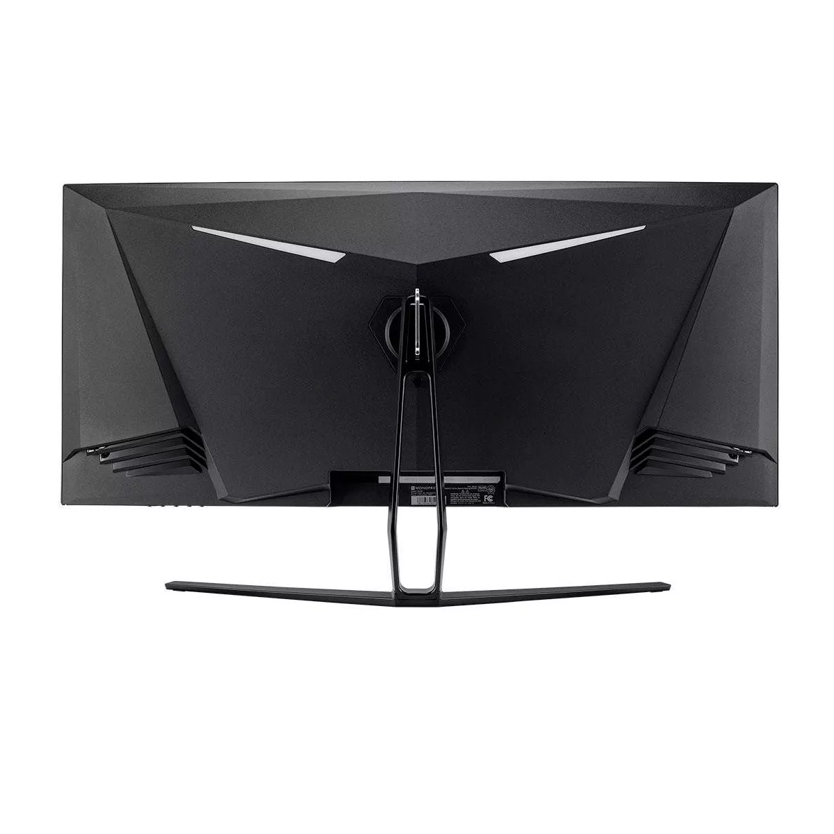 Monoprice 35in Zero-G Curved Ultrawide Gaming Monitor - 21:9, 1800R, UWQHD, 3440x1440p, 100Hz (120Hz OC), 4ms, AMD FreeSync, HDMI, DisplayPort, VA