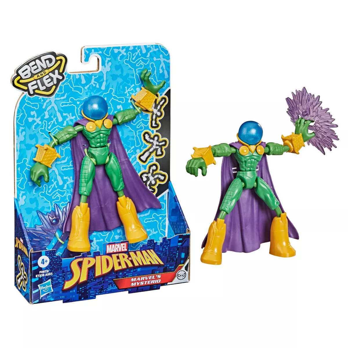 Marvel Spider-Man Bend and Flex Mysterio Action Figure