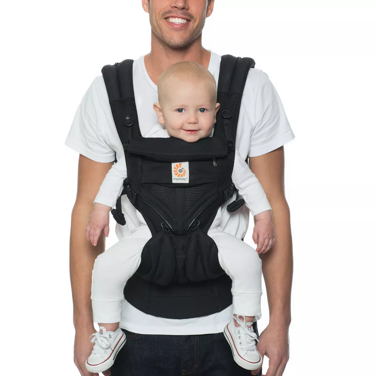 Ergobaby Omni 360 Cool Air Mesh All Carry Positions Baby Carrier - Black
