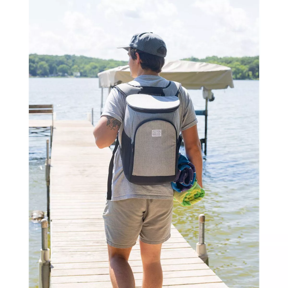 Fulton Bag Co. 9qt Hardbody Cooler with Removable Hard Liner - Griffin Gray