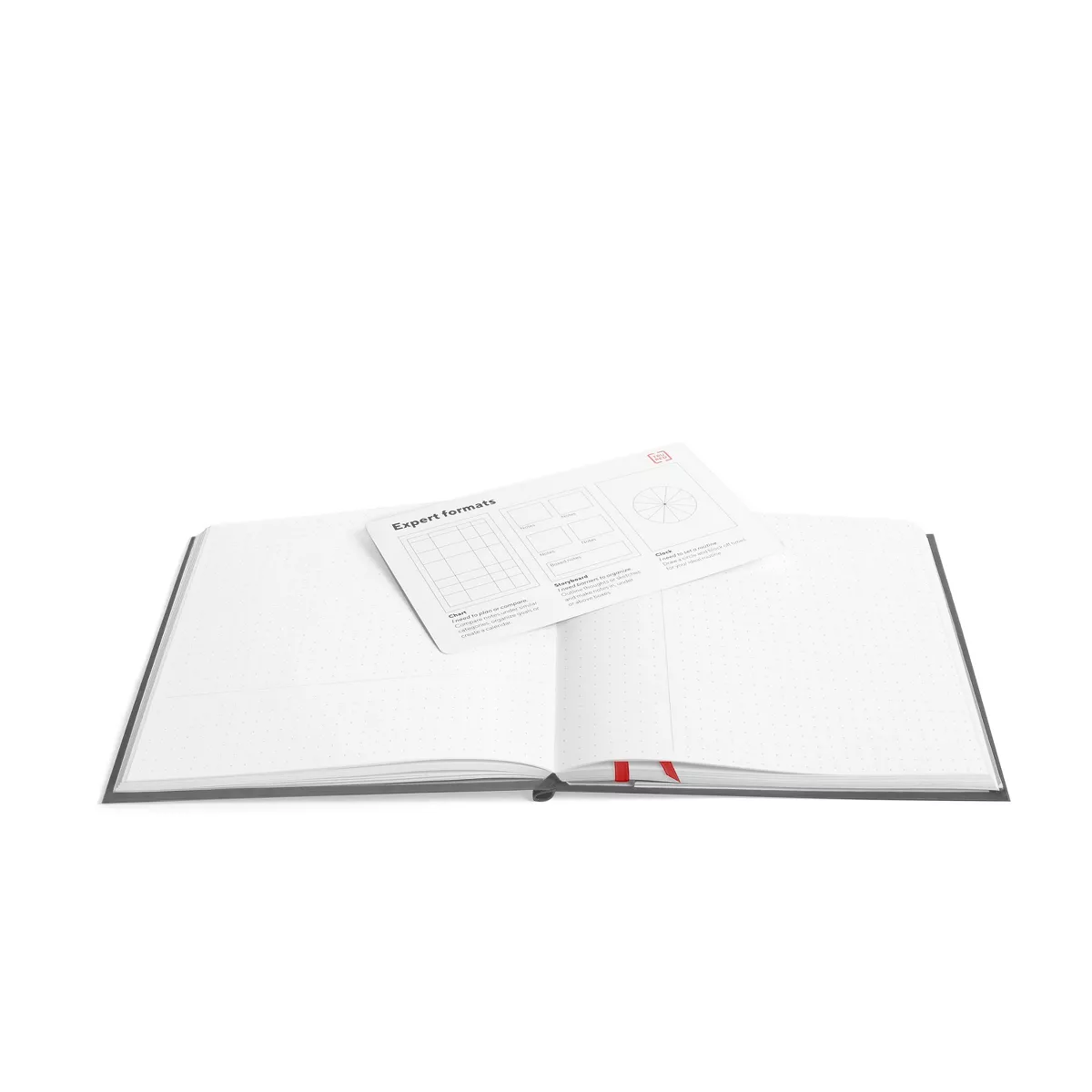 TRU RED Square Explore Journal, Dotted, Gray TR58433