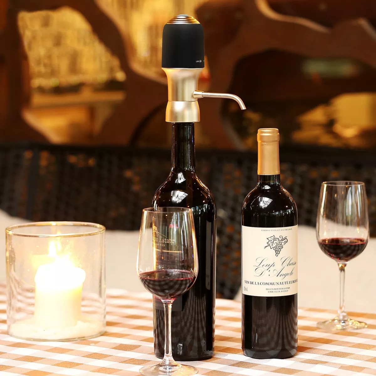 MegaChef One-Touch Portable Luxury Wine Air Pressure Aerator
