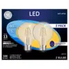 General Electric 2pk 60W LED Light Bulbs White