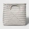 13" Cube Storage Bin Gray/White - Room Essentials™