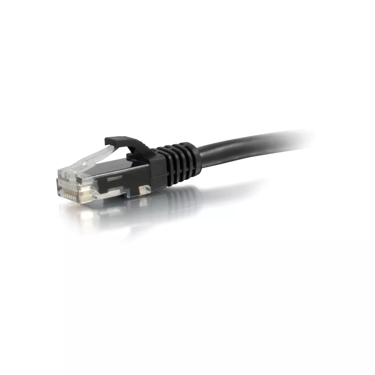 C2G 25ft Cat6 Snagless Unshielded (UTP) Network Patch Ethernet Cable -Black - Category 6 for Network Device - RJ-45 Male - RJ-45 Male - 25ft - Black