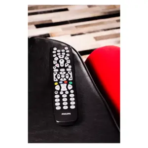 Philips 8 Device Elite Plus Backlit Universal Remote Control - Brushed Black