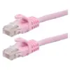 Monoprice Cat5e Ethernet Patch Cable - 2 Feet - Pink | Network Internet Cord - Snagless RJ45, Stranded, 350Mhz, UTP, Pure Bare Copper Wire, 24AWG -