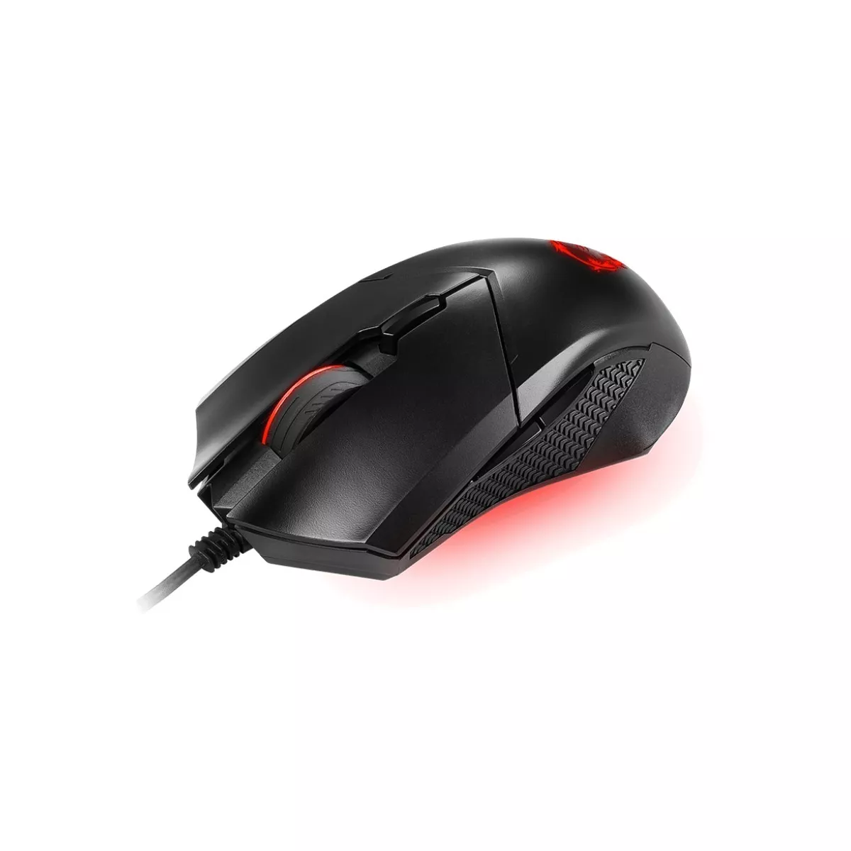 MSI Clutch GM08 Gaming Mouse - Optical - Cable - Black - USB 2.0 - 4200 dpi - Scroll Wheel - 6 Button(s) - Medium Hand/Palm Size - Symmetrical