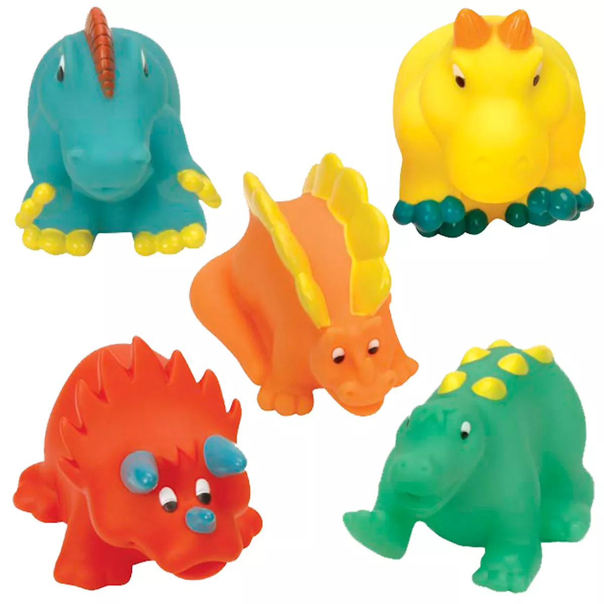 Battat My Bath Buddies Squeeze Toys - Set of 17