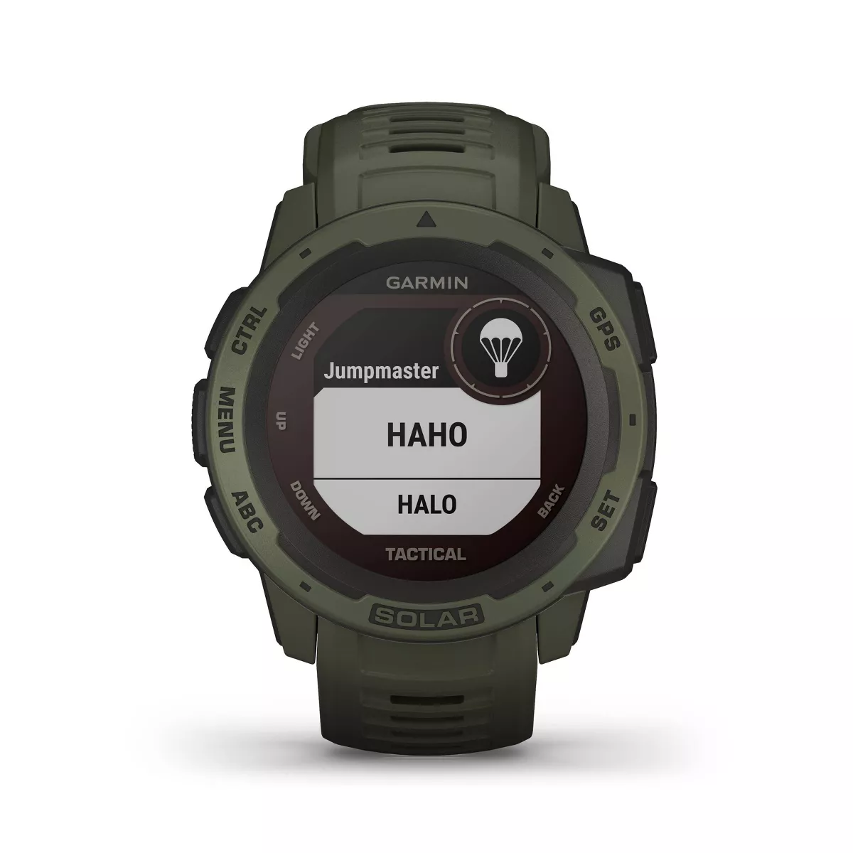 Garmin Instinct Solar Tactical Moss Rugged GPS Smartwatch with Solar Charging