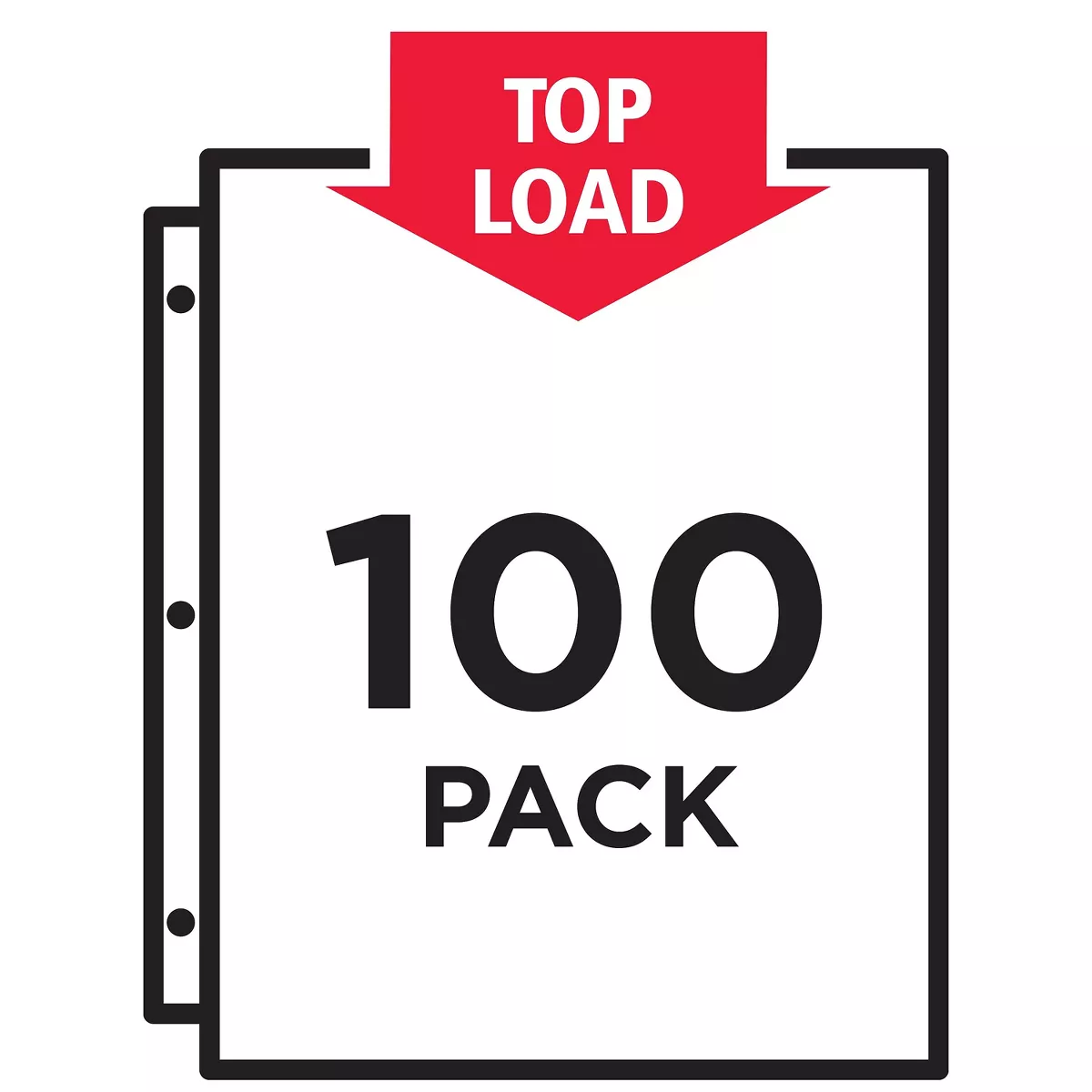 Avery Top-Load Recycled Polypropylene Sheet Protector Semi-Clear 100/Box 75537