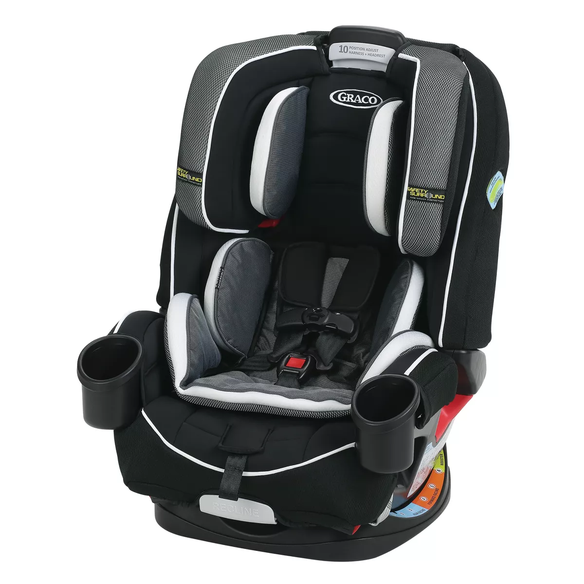 Graco 4Ever 4-in-1 Convertible Car Seat Featuring Safety Surround - Jacks