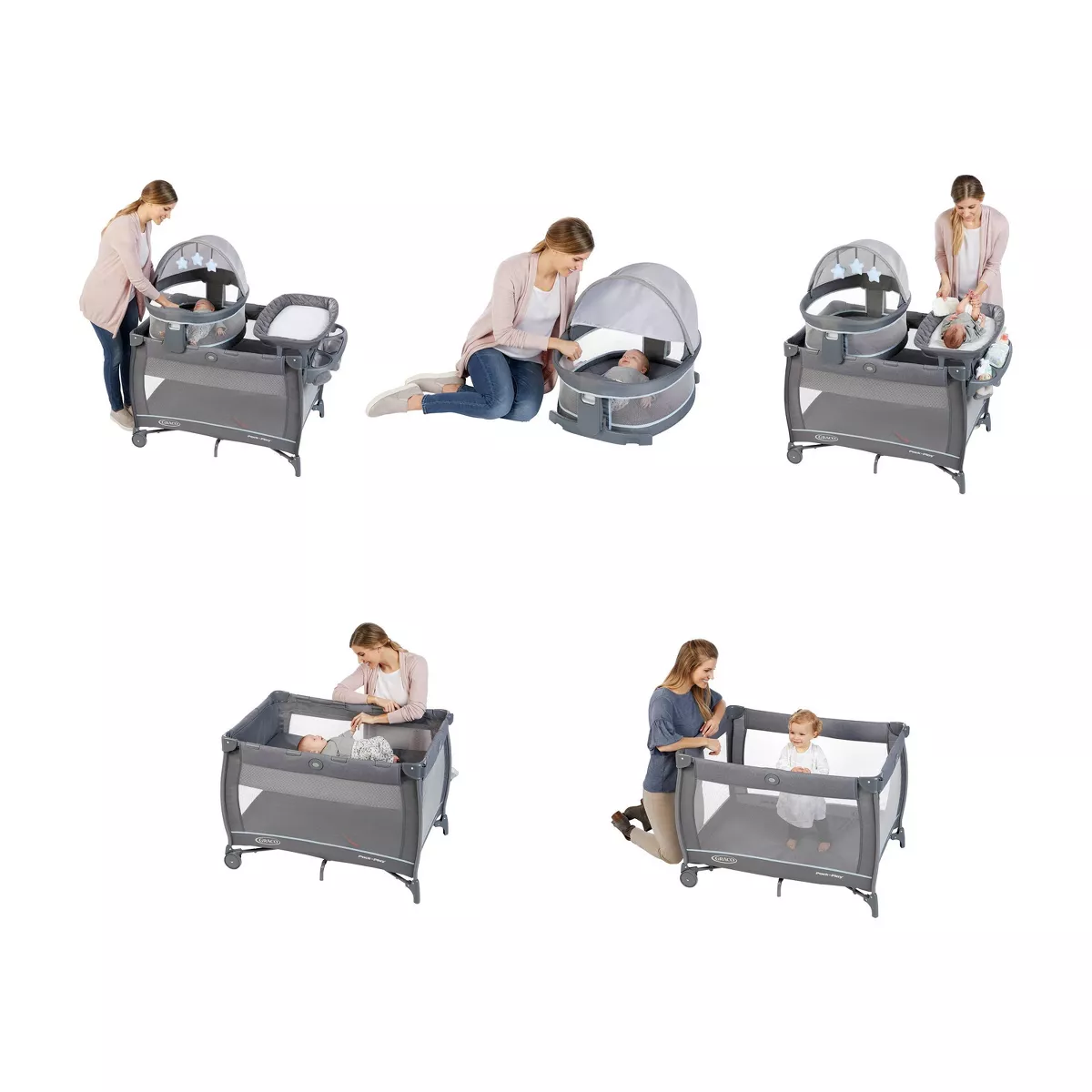 Graco Pack 'n Play Travel Dome Deluxe Playard - Allister