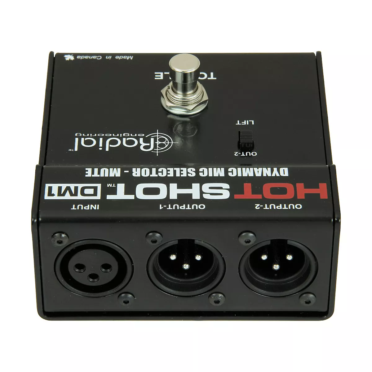 Radial Engineering HotShot DM1 Microphone Signal Muting Footswitch