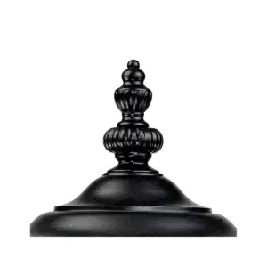 John Timberland Post Light Pier Mount Textured Black 24 1/2
