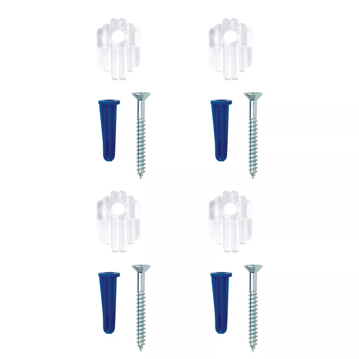 Arrow 4pk Mirror Hanger with Anchor