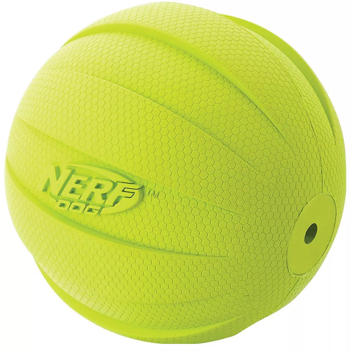 NERF Classic Squeak Ball Dog Toy - Green - 3.8