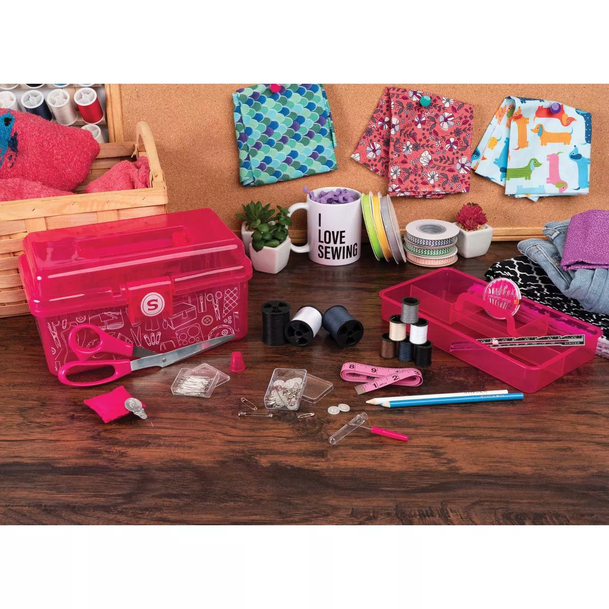 Singer Exclusive Sewer's Companion 174/Pkg-Pink