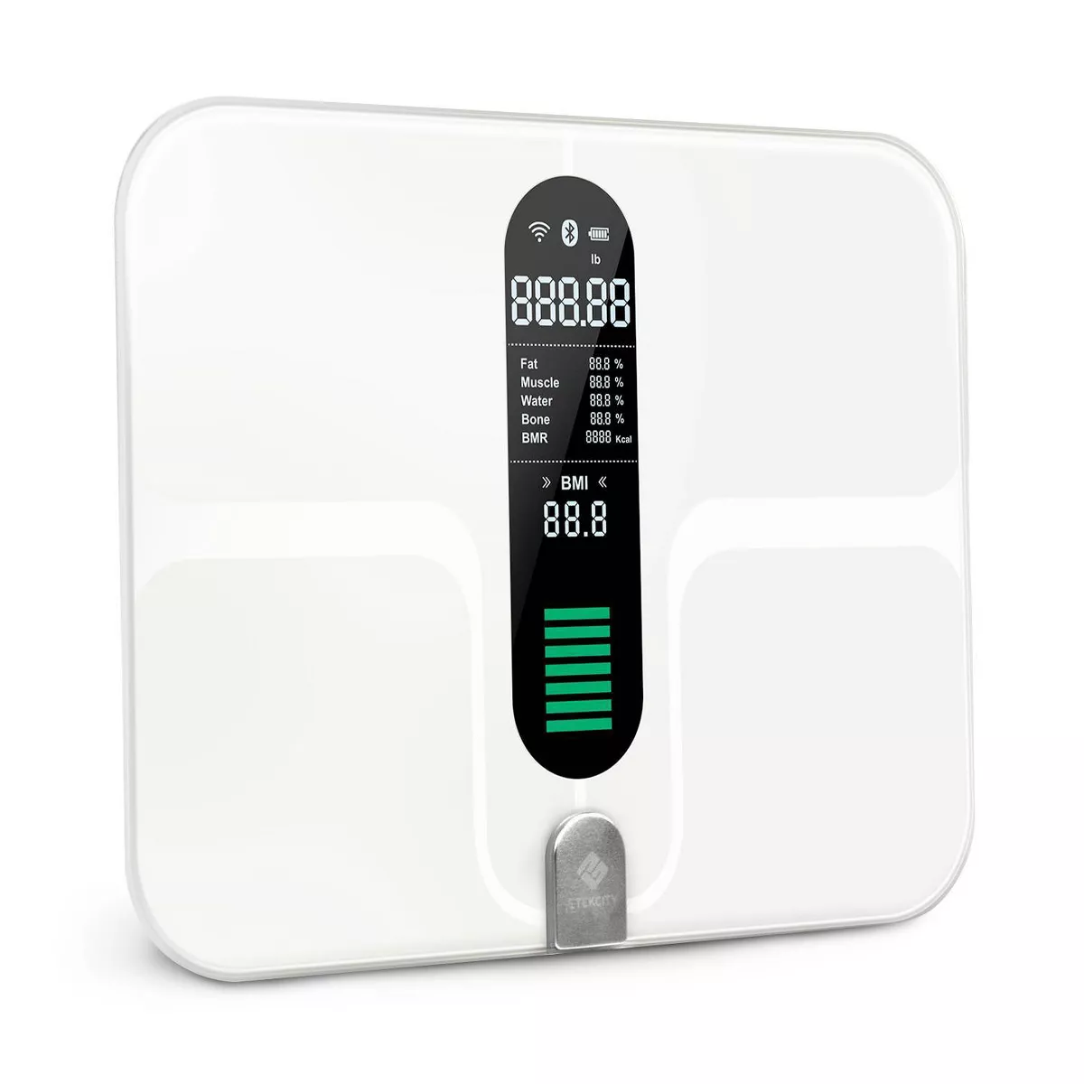 Smart Fitness Scale with Body Composition and Resistance Bands Black - Etekcity