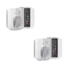 Pyle PDWR53BTWT 5.25 Inch Bluetooth Stereo Speaker System for Indoor or Covered Outdoor Theater Wireless Surround Sound, White (4 Speakers)