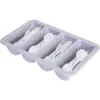 Basicwise 4-Compartment Commercial Cutlery Holder