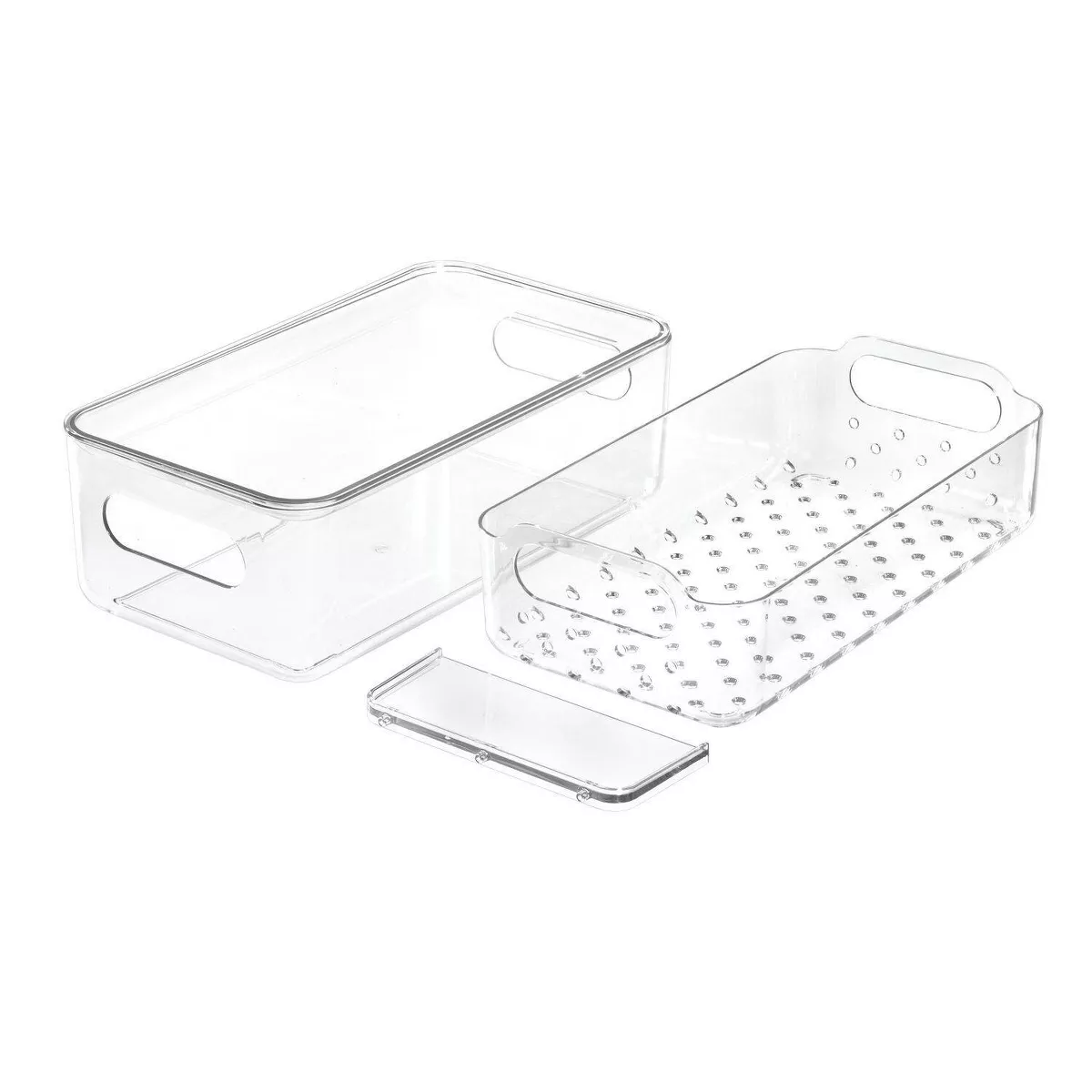 iDESIGN Divided Berry Bin with Lid