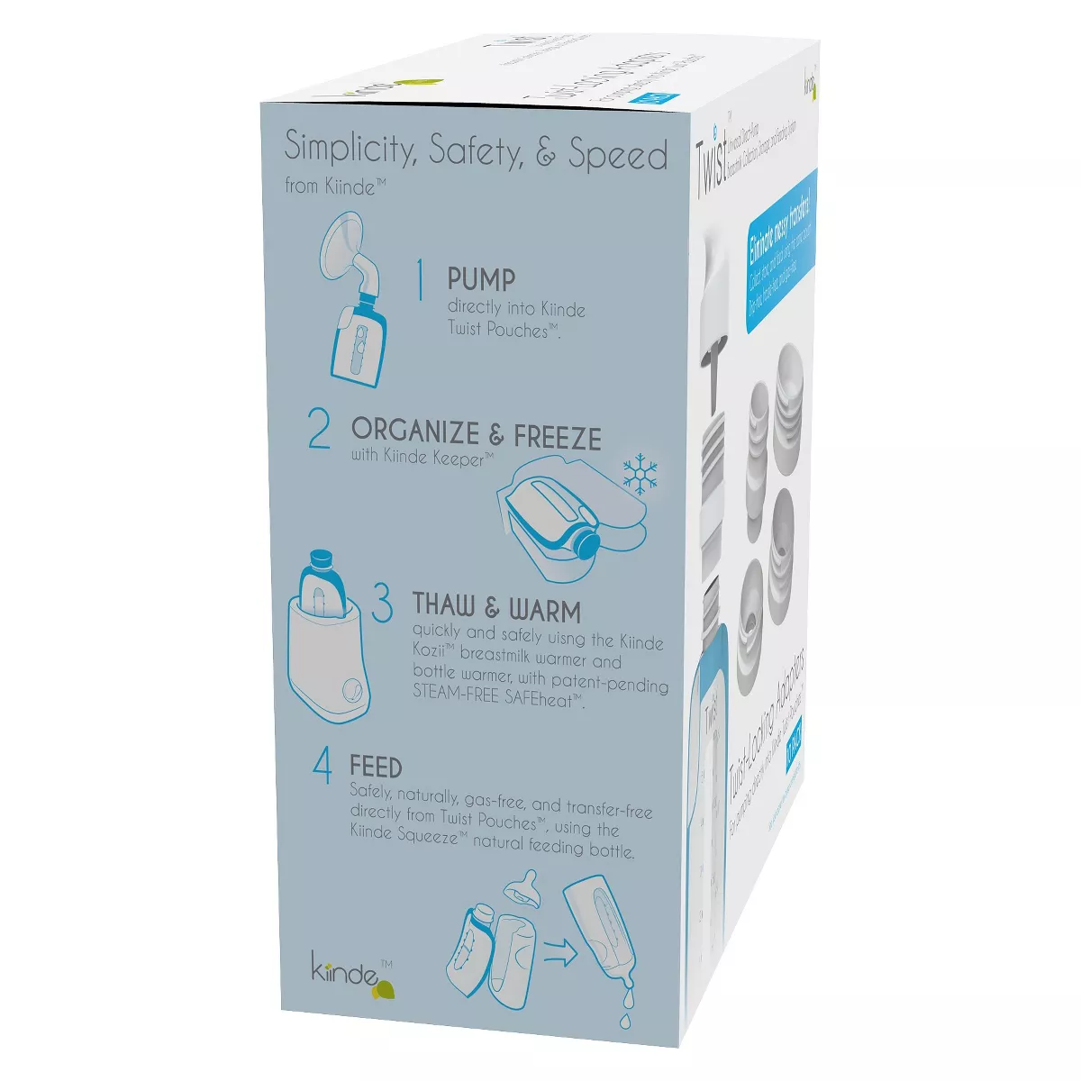 Kiinde Twist Pouch Direct Pump Adapters