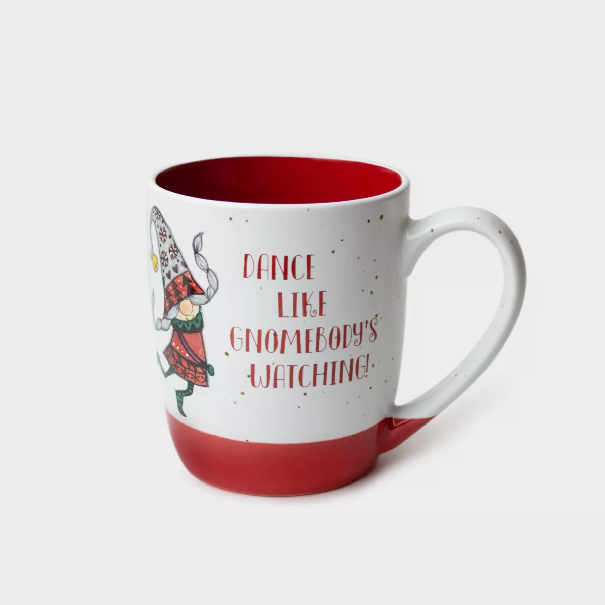 16oz Ceramic Dance Like Mug and Eye Mask Gift Set - Peppermint & Pine