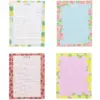 4 Pack Fruit Prints Design Notepads Notebooks Memo Pad Books Lined Paper for Kids Party Favors, 4.25 x 5.5 inches