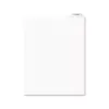 Avery-Style Preprinted Legal Bottom Tab Divider Exhibit K Letter White 25/PK 11950