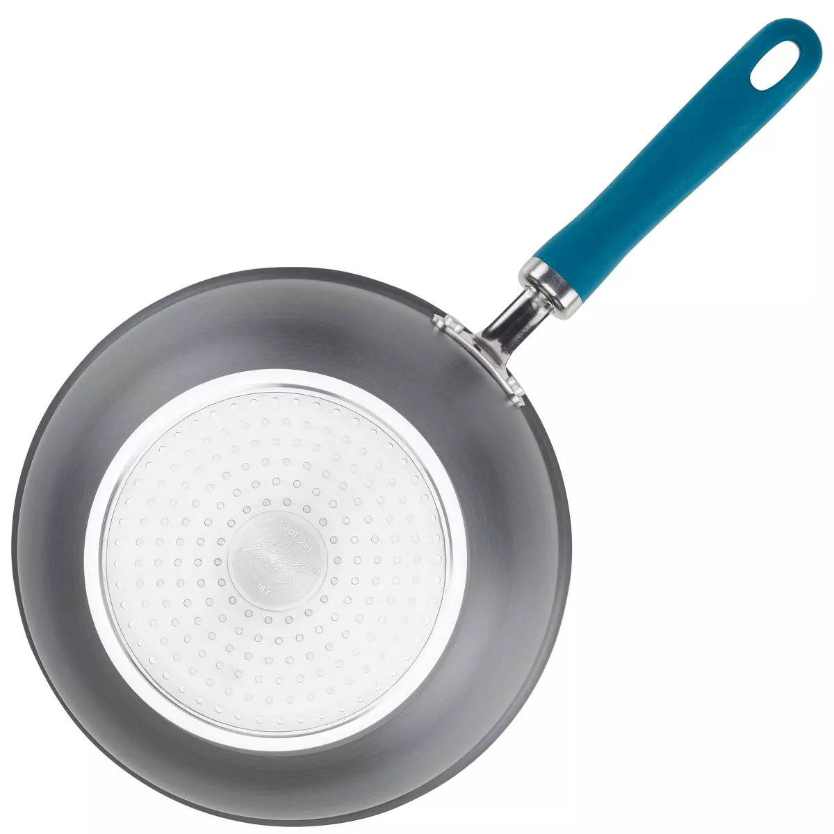 Rachael Ray Create Delicious 3qt Hard Anodized Nonstick Everything Pan with Lid Gray