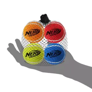 NERF Squeak Tennis Ball Dog Toy - 4pk - 2.5