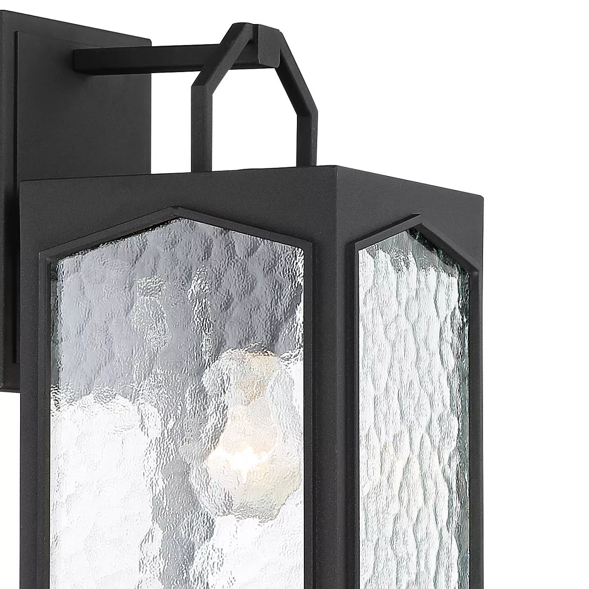 360 Lighting Outdoor Wall Light Fixture Black 12 1/2