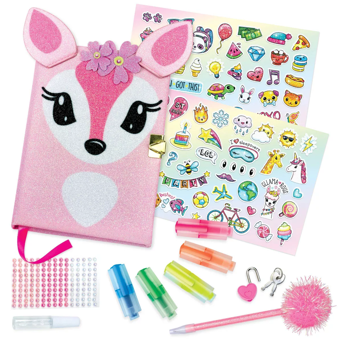 200pc Deer Diary Kit - Creativity for Kids