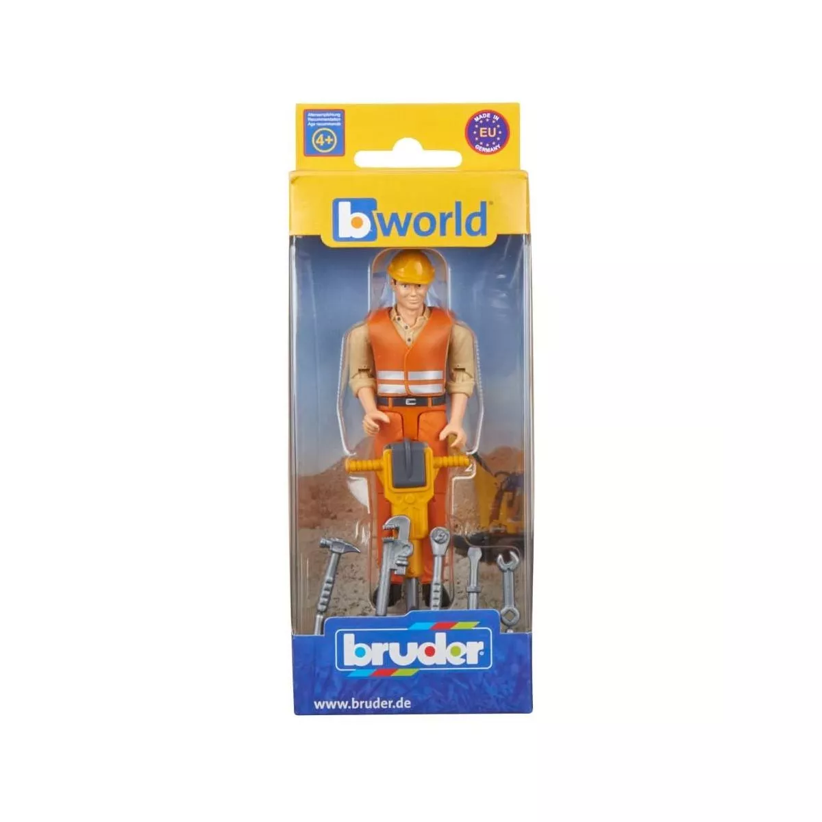 Bruder Construction Worker with Tools and Accessories