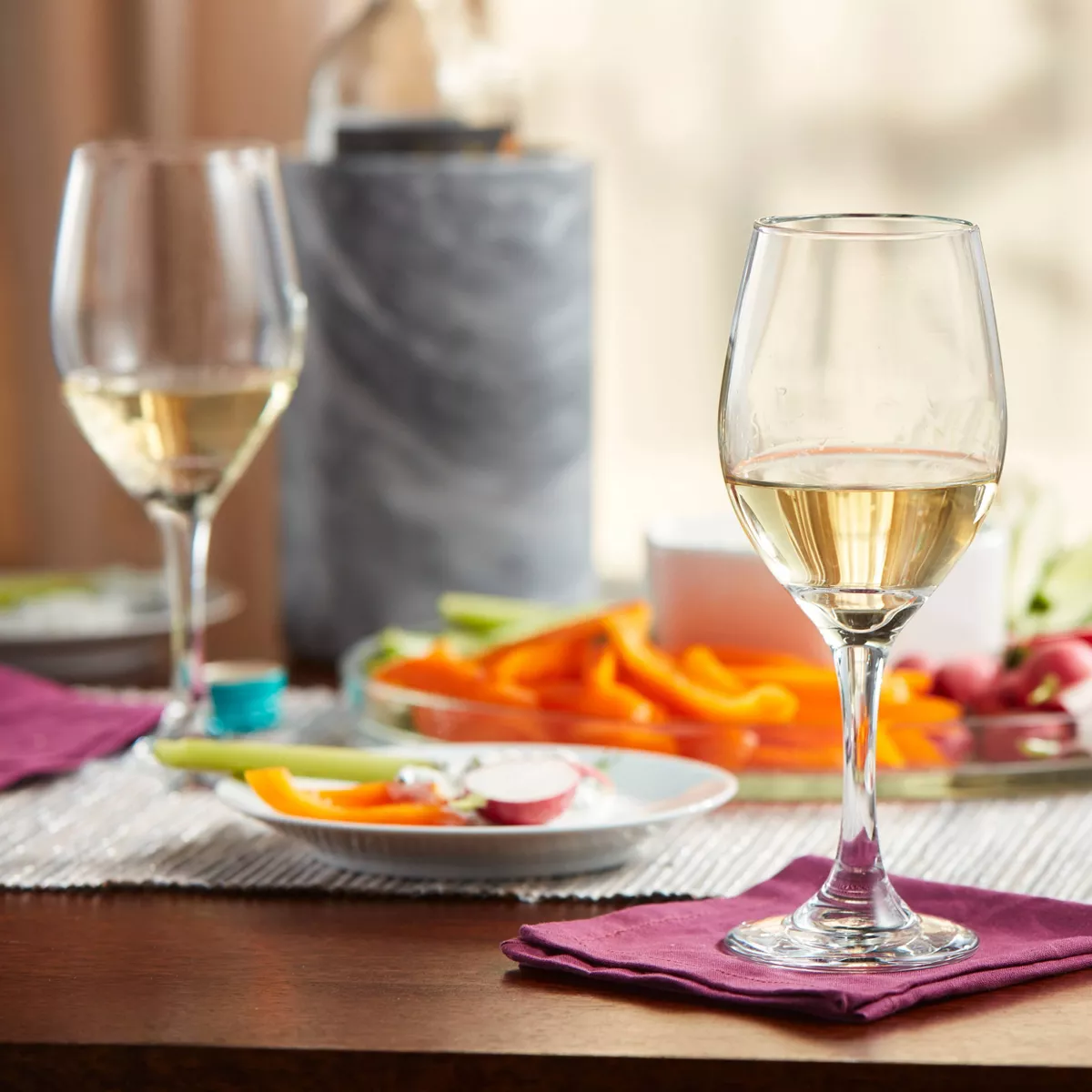 Libbey 11oz 4pk Glass Basics White Wine Glasses